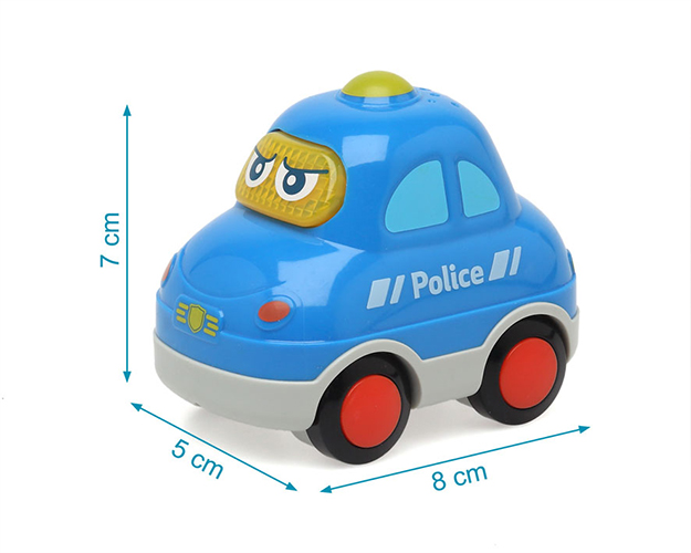 coche policia con luz y sonido